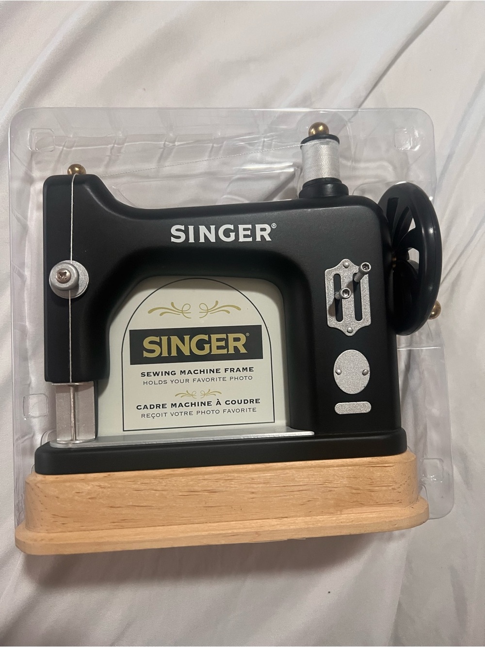 Singer Black Sewing Machine Frame Picture Holder